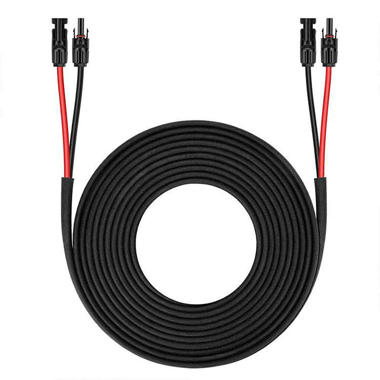 كابل تمديد اللوحة الشمسية - 25FT 10AWG(6mm2) سلك اللوحة الشمسية مزدوج